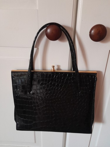 Vintage mock croc reptile - mock,