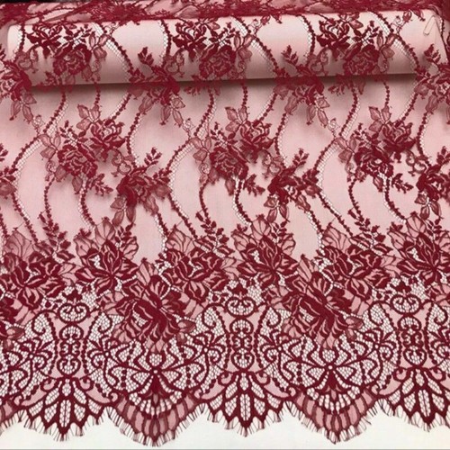 Floral lace tulle mesh - floral, fabric