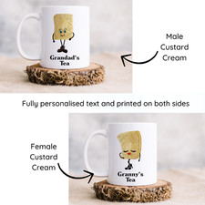 Personalised custard cream