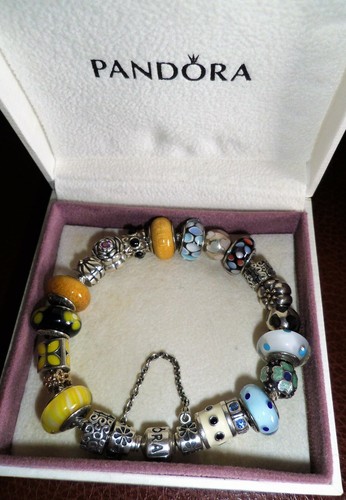 Pandora charm bracelet with - charm,