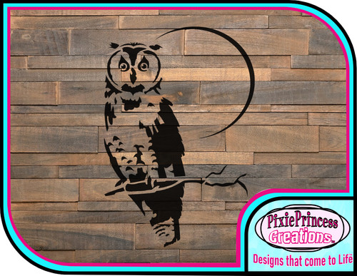 Owl moon animal - owl,