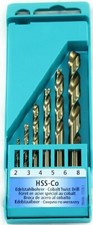 6pc Drill Bit Set HSS Co