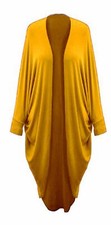Womens Long Front Open