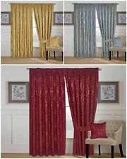 Luxury Jacquard Curtain Pair