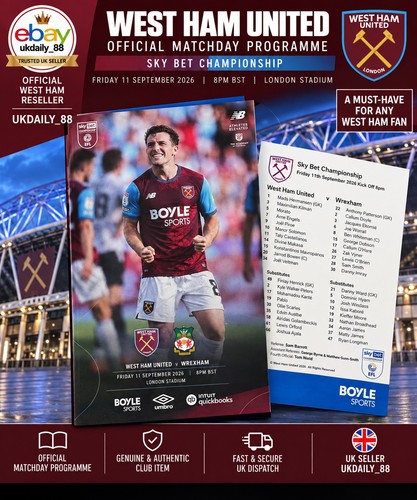 West ham united - united, wrexham