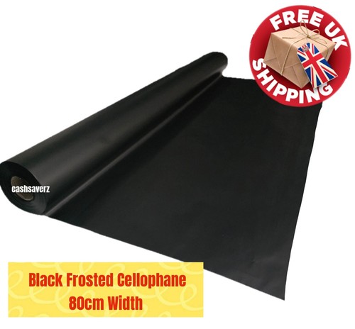 Matt black frosted flower - black,