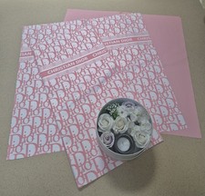 1 sheet Pink & White Dior gift