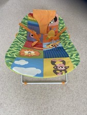 Baby Bouncer Portable. Metal Frame With Fabric In Good Condition.