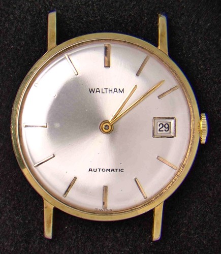 Waltham silver dial men - waltham,