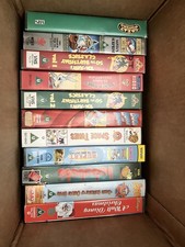 13 x VIDEO SHOWS VHS VIDEO TAPES MIX VINTAGE CARE BEARS - POPEYE - TOM & JERRY 