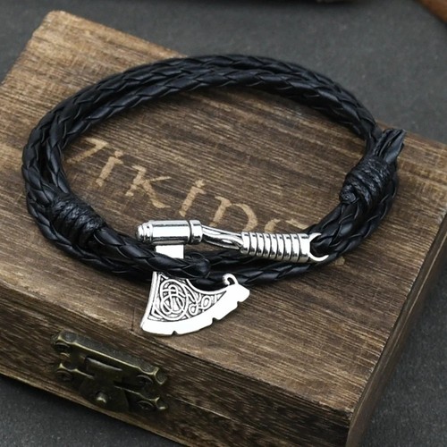 Mens viking celtic wolf raven - mens,