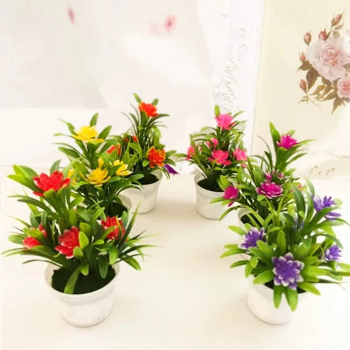 Artificial flowers potted fake - flowers,