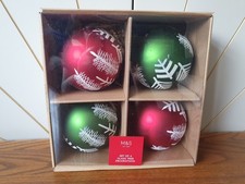 RED & GREEN set of 4 large