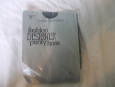Vintage  Fashion Designer panty hose, Tights , One Size, Black with dots,