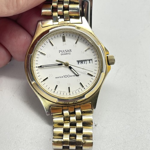 Pulsar quartz watch mens - mens, day