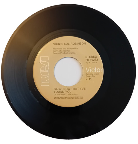 Vickie sue robinson baby - sue, now