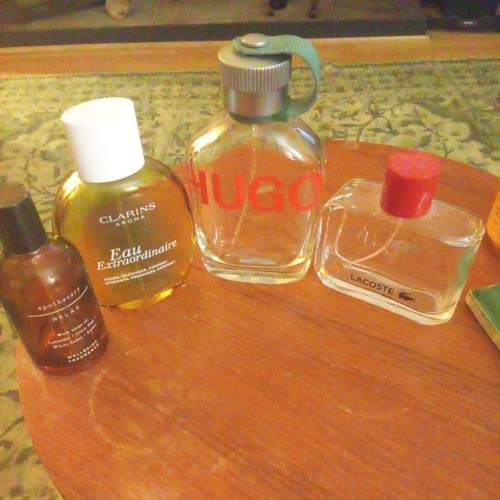 Empty aftershave and - aftershave,