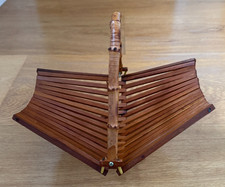 VINTAGE BAMBOO FOLDING WOODEN