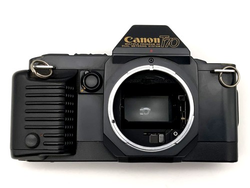 Canon t70 black body slr - body, 35mm