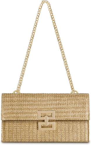 Straw clutch summer - straw, beach