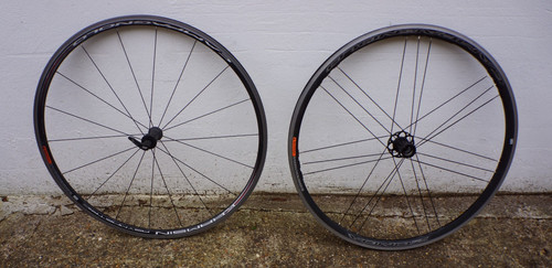 Campagnolo front and rear - and,