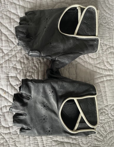 Rapha leather cycling mits xs - rapha,