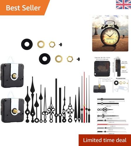 Pack silent quartz - 2, clock