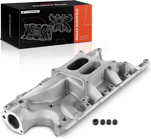 Aluminum dual plane intake - aluminum,