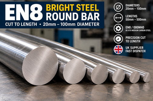 En8 bright steel - steel, bar