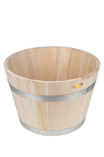 Wooden barrel large - -,
