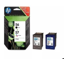Genuine HP 56 Black and 57