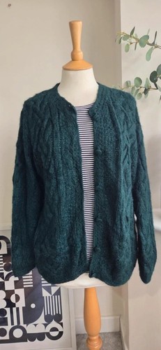 Vintage jade green cardigan - , sz