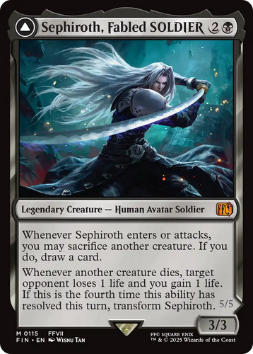 Mtg sephiroth fabled - mtg, sephiroth,