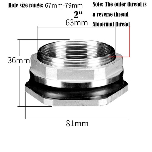 1 2 304 stainless - to, 1-1-2"