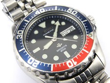 Mens Seiko Kinetic Pepsi Professional Divers Watch 5M43-0A40 - 200m