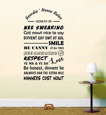 Geordie Hoose Rules House