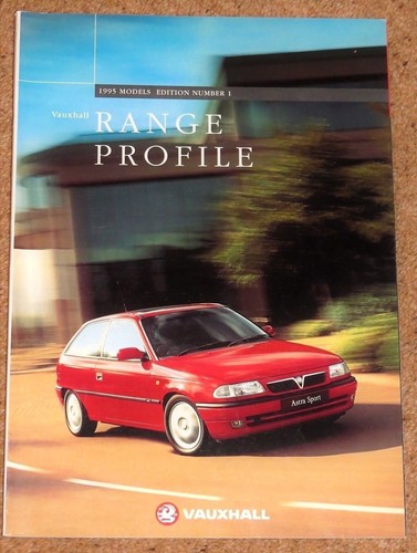 1994 vauxhall range brochure - range,