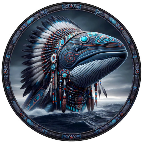 Whale spirit animal decal - whale,