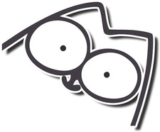 Simons cat sticker simply - simons,