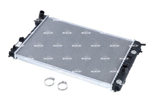 Engine radiator with mounting - engine,