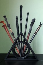 deathly hallows 7 wand holder