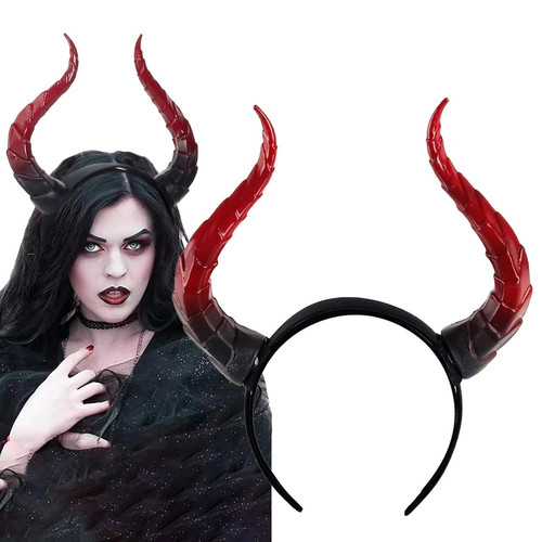 Demon horns headpiece - horns,
