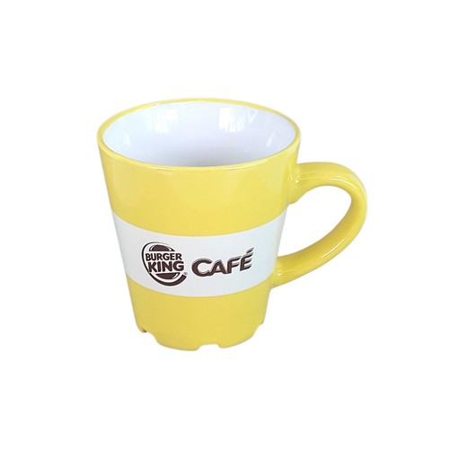 Burger king cafe yellow - burger,