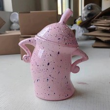 Retro Spotted Storage Jar with