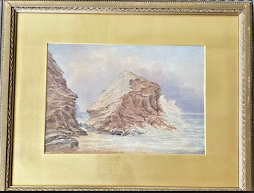 Antique victorian watercolour - victorian,