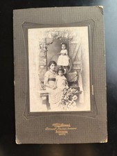 Antique cabinet card - cabinet,