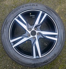 1 GENUINE VOLVO XC60 ALLOY WHEEL & Tyre 7.5X19 R DESIGN 31423931  RIM ET50.5 