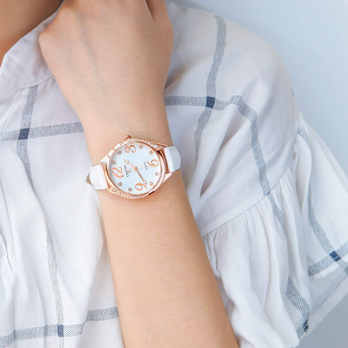 Ladies watch white large dial - watch,