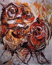 KAREL APPEL mounted vintage