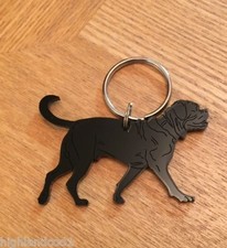 Dogue De Bordeaux Dog Keyring